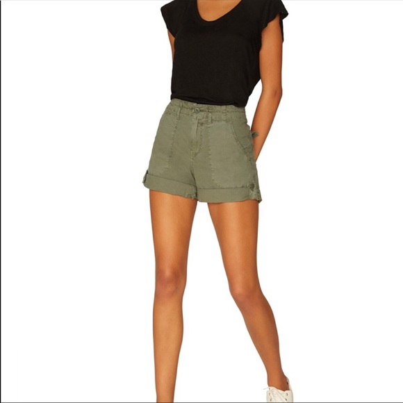 Sanctuary Pants - Sanctuary size 28 olive green cargo hiking shorts